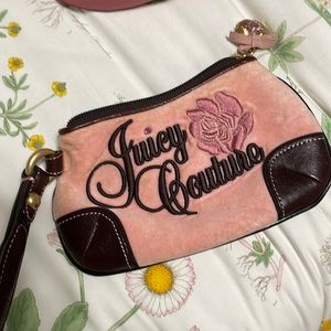 Juicy Couture pink wristlet never used